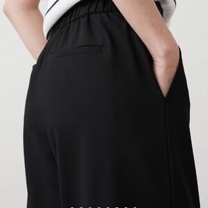 Hayden Pleated Front Wide Leg Pull On Dress Pants Sz L